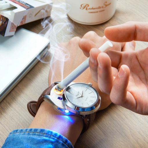 Rechargeable USB Lighter Watch - Image 3