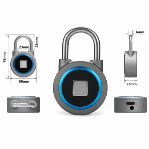 Waterproof Anti Theft Fingerprint Lock - Image 6