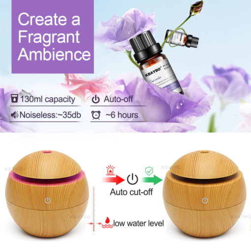 USB Ultrasonic Aroma Oil Diffuser - Image 6