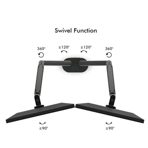 Dual Arm Monitor Mount Desk - Image 4