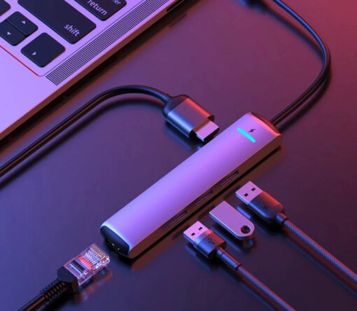 USB HUB 3.0 USB C HUB for MacBook Air USB Type C HUB RJ45 HDMI