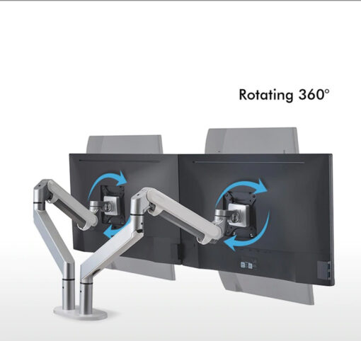 Dual Arm Monitor Mount Desk - Image 6