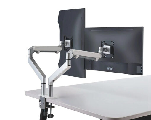 Dual Arm Monitor Mount Desk - Image 2