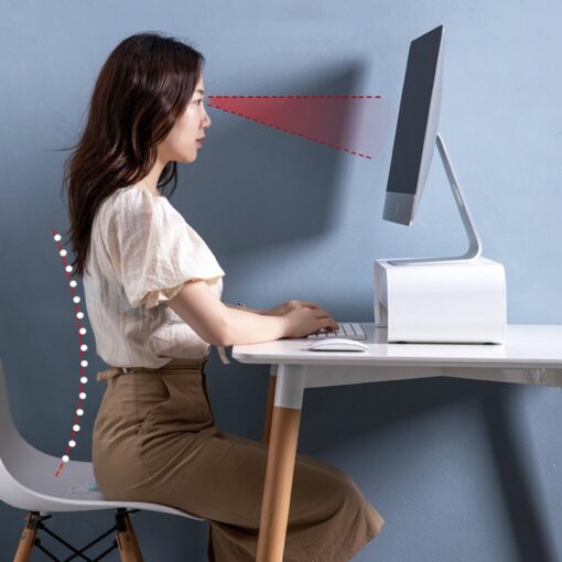ABS Ergonomic Laptop Stand Desk Organizer Drawer Monitor Bracket - Image 5