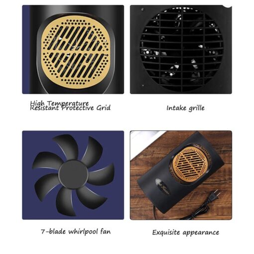 Mini Portable Calefactor Fan Heater Air Heater 220V For Winter Office Desktop Bathroom Home - Image 3